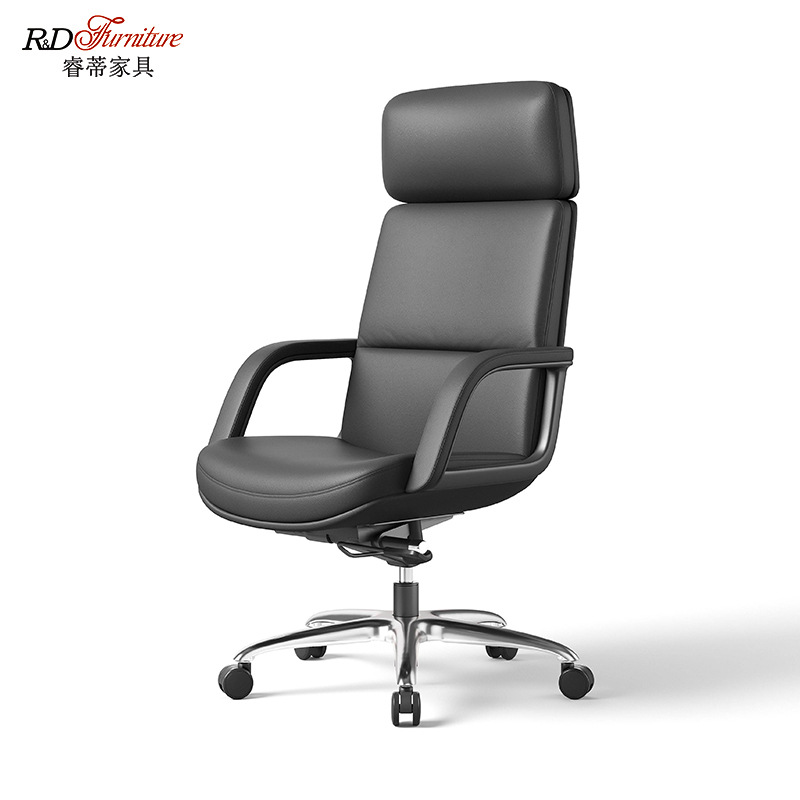 高端真皮办公老板椅可躺护腰电脑椅子靠背椅真皮办公椅大班椅