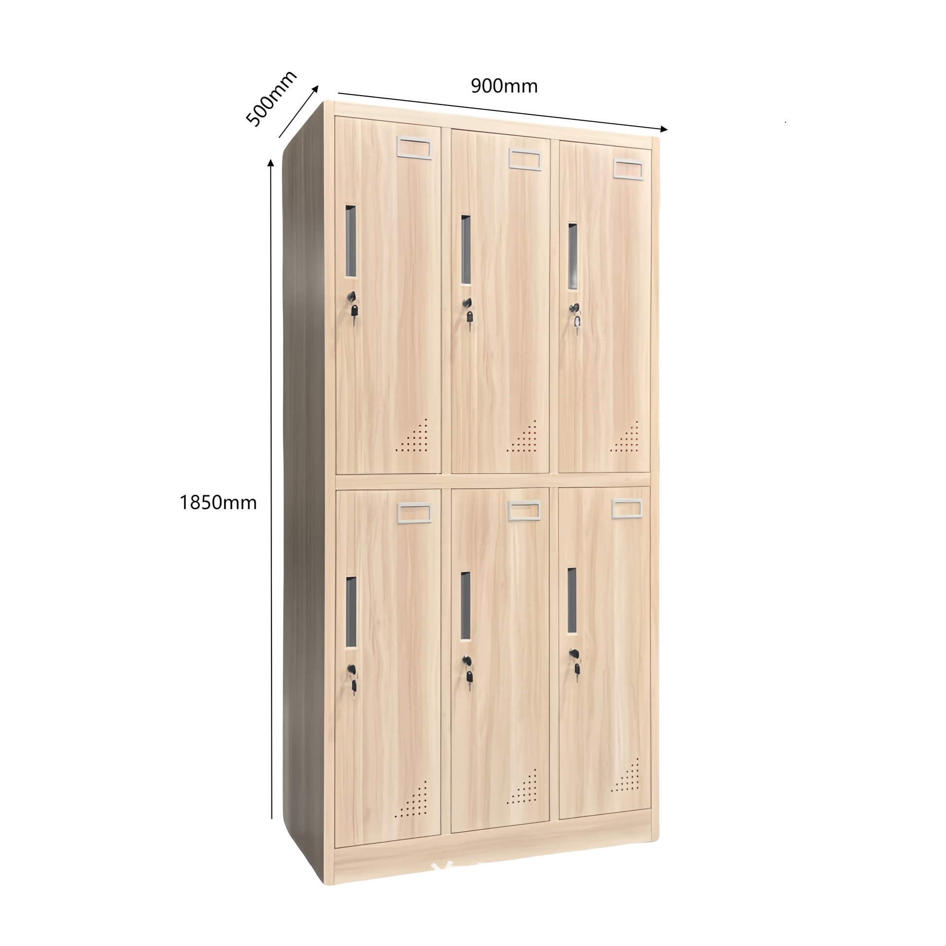 El armario de seis puertas