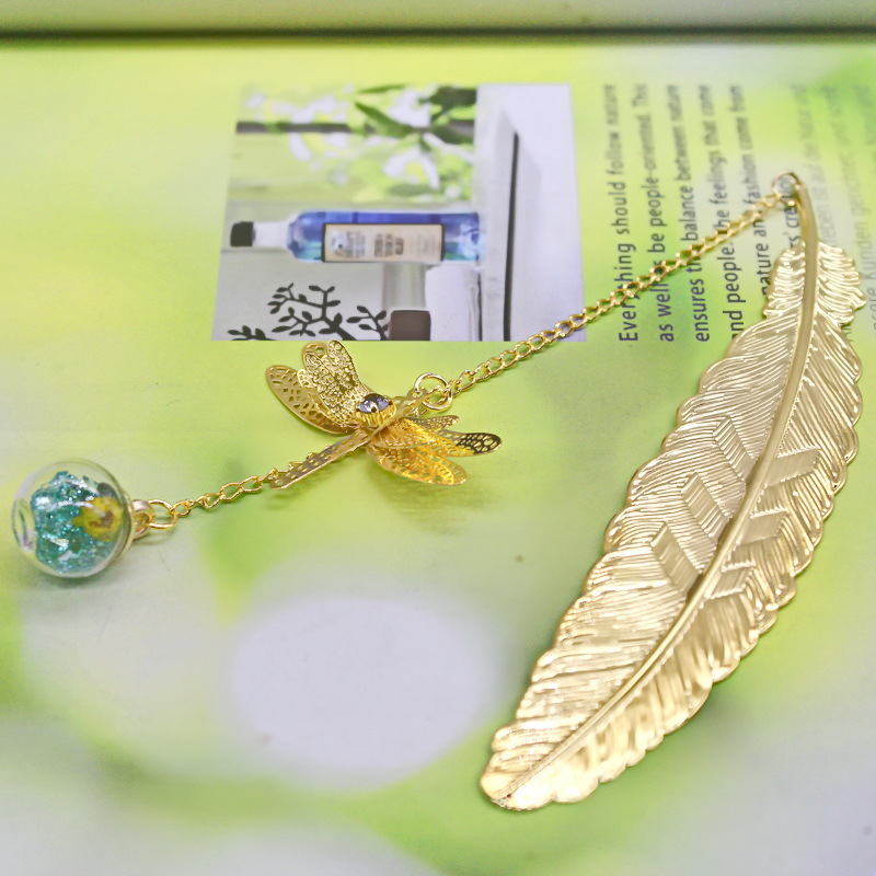 황금 깃털 + 잠자리 + 블루 다이아몬드 옐로우 꽃