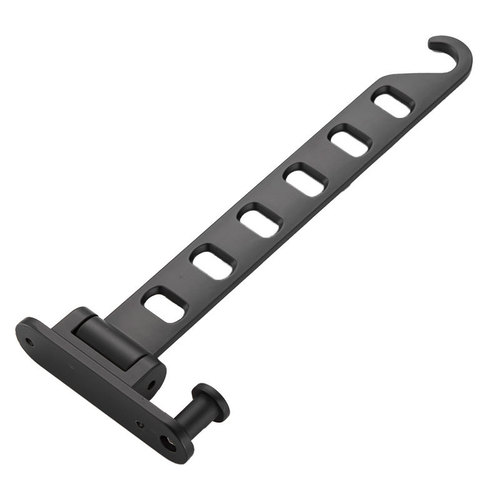 Telescopic clothes pole without punching holes wall-mounted dormitory balcony indoor toilet bathroom folding clothes drying rack
