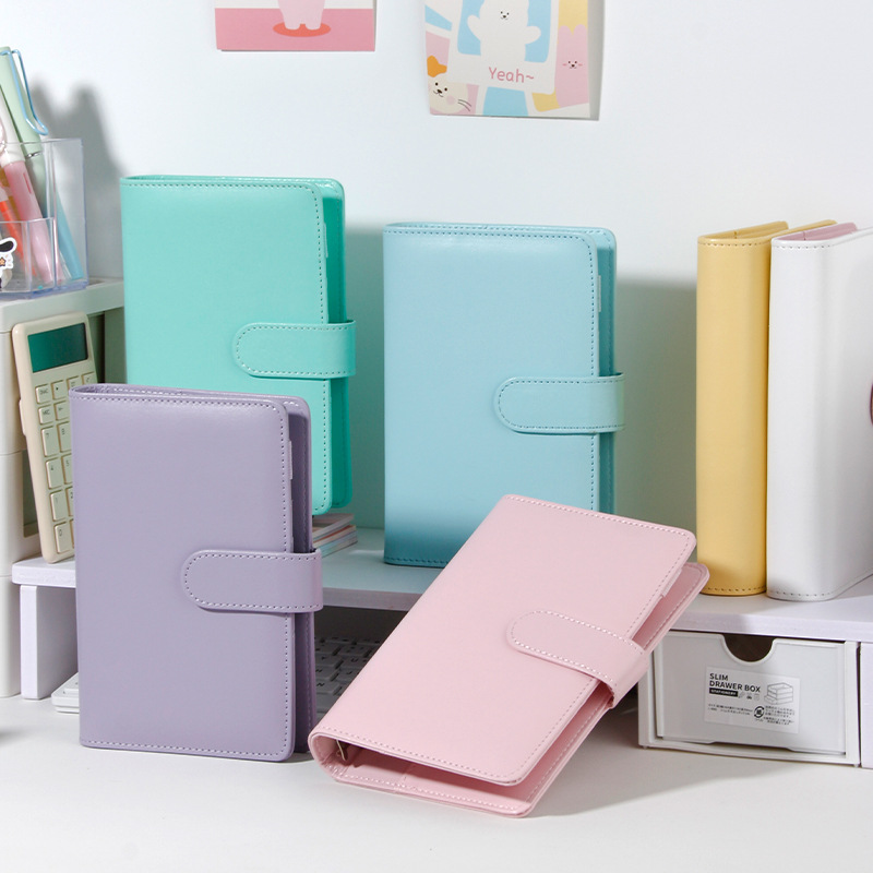 Transfronterizo Amazon macarón hoja de cálculo cuaderno de portátil concha extraíble cuaderno de mano cuaderno de diario inswind