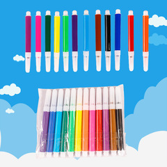 Children's Mini Graffiti Painting 3 Colors 6 Colors 12 Colors Watercolor Pen Set DIY Watercolor Pen Graffiti Toy Accessories Painting