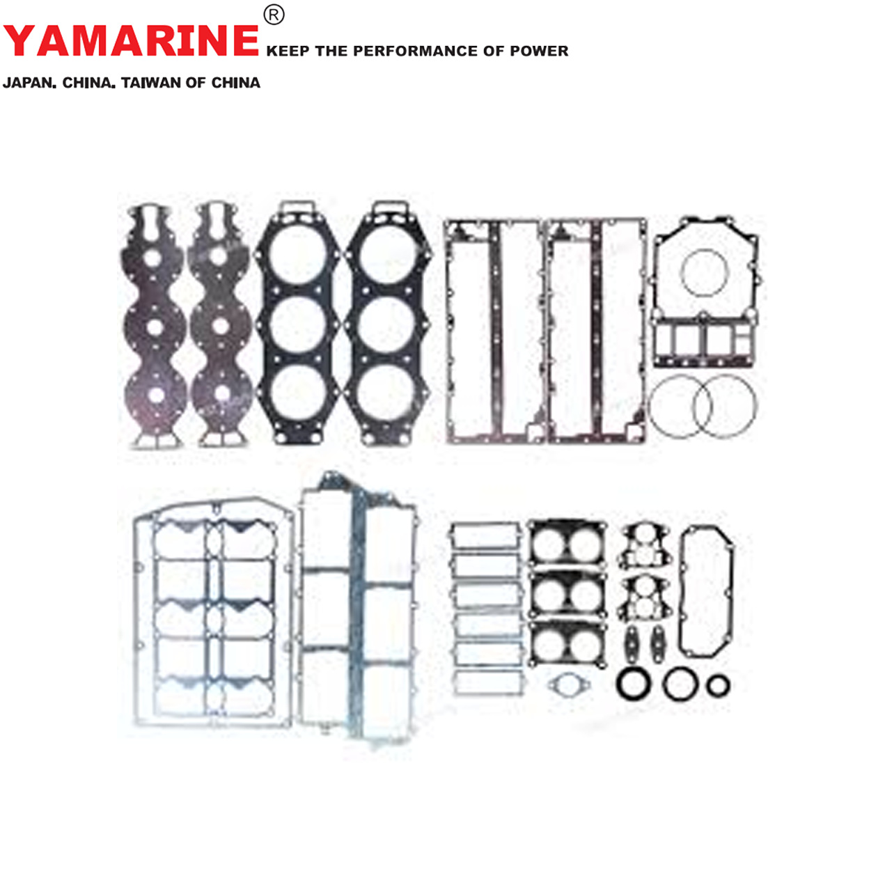 150/175/200 马力2冲 雅马哈舷外机垫片总成 YAMAHA 500-347