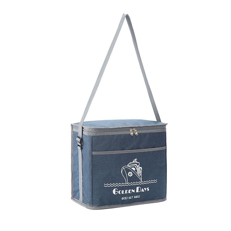 Bolsa Térmica Porta Alimentos de Tela Oxford, Portátil, Plegable, para Viaje