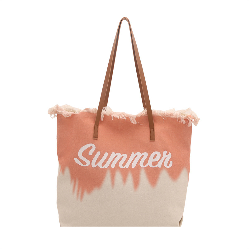 Bolsa Tote de Hombro con Flecos, Material Especial, Suave, Doble Correa, para Uso Diario