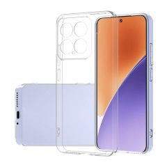 Xiaomi 15T用透明TPUスマホケース、高透明度、精密穴あき、フルカバー、大穴、クリアケース、卸売対応