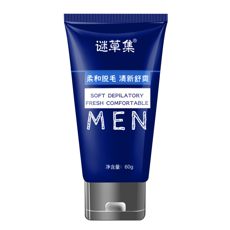 Mystery Grass Men's Hair Removal Cream for Underarm, Legs, and Arms