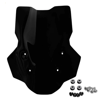 modified front windshield | Motorcycle frame - black-and-transparent-50cm-high
