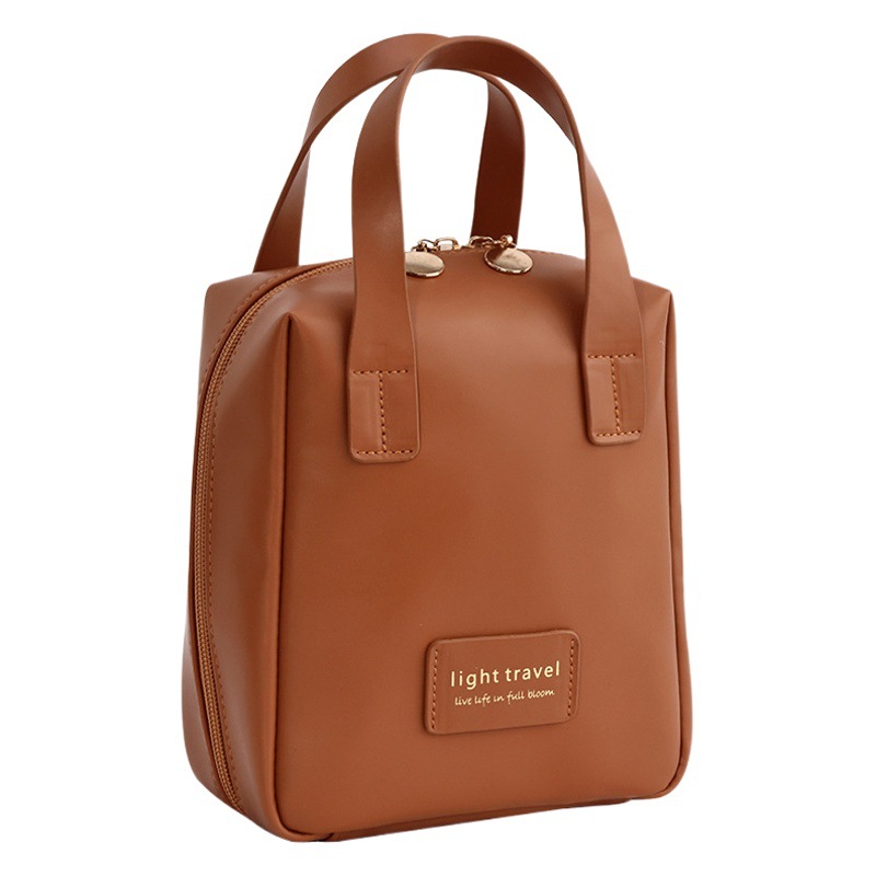 Bolsa de cosméticos de alta gama con gran capacidad, estilo moderno, elegante, ideal para viajes, portátil, con forma de concha.