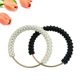 Pearl handbag bag accessories DIY woven bag handle ring bucket bag moon bag wrist accessories Guangdong factory