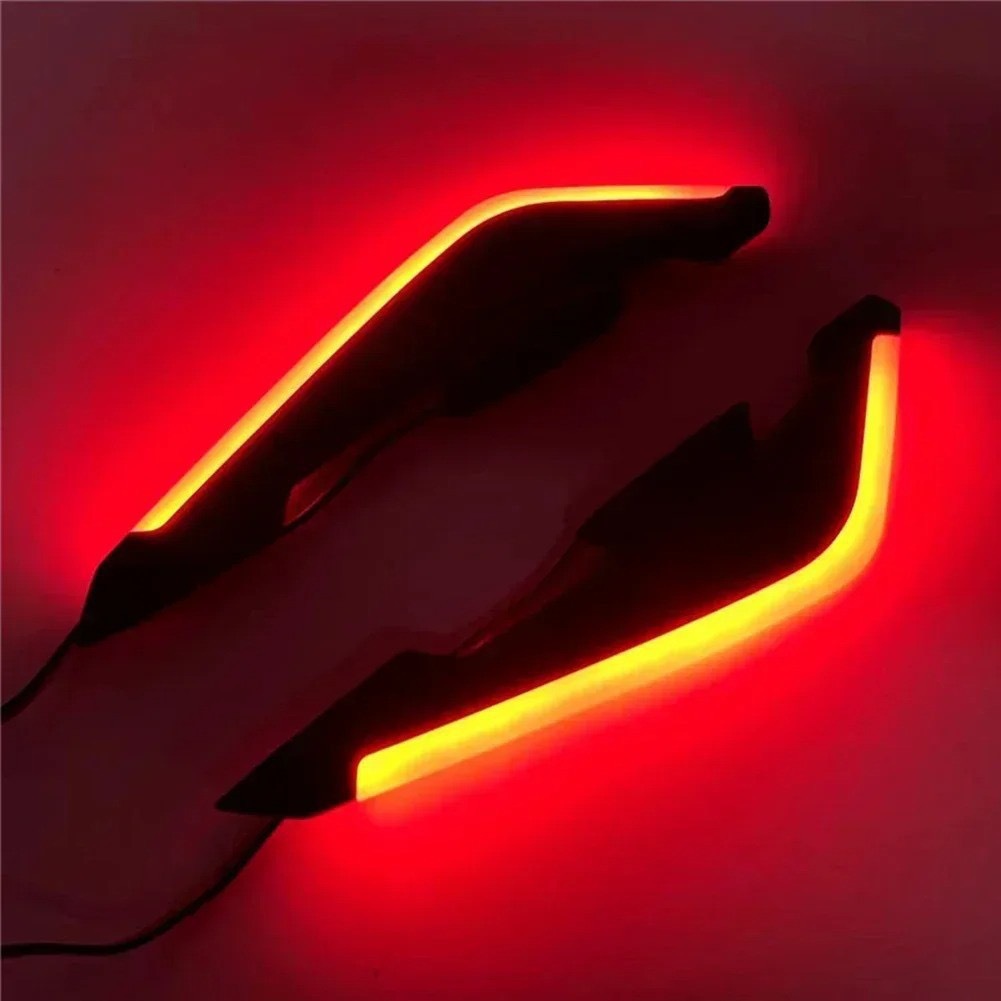 Motorcycle Scooter Modification Parts Led Lights Body Decoration Stickers Wind Wings Wind Blades Anti-Scratch Claw-Shaped Side Wind Blades