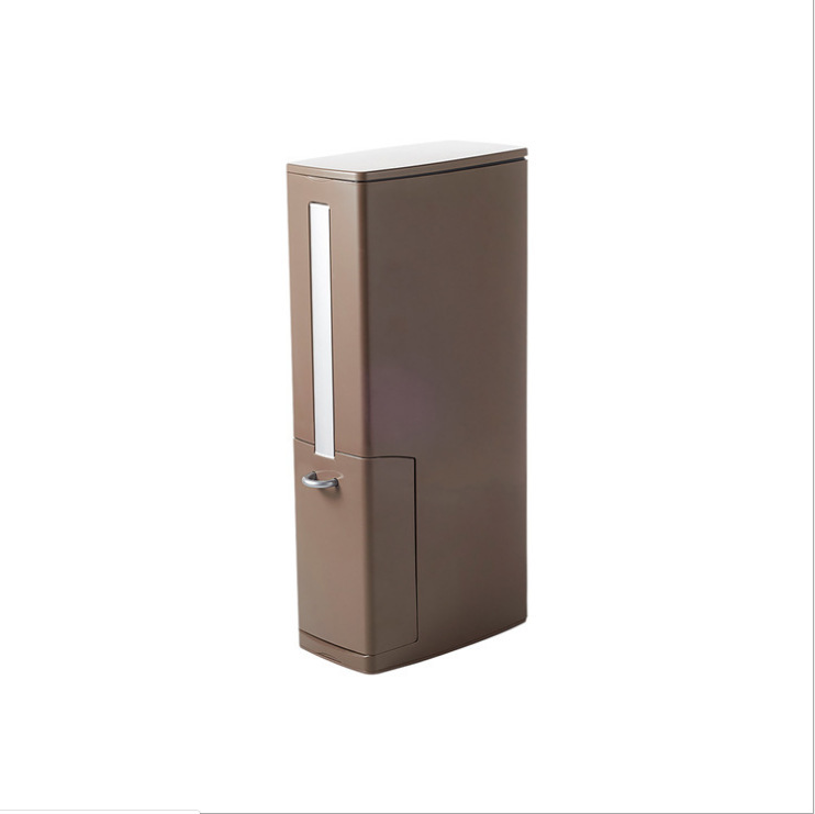 Toilet, paper basket, integrated, space-saving, deodorant and convenient multifunctional toilet trash can
