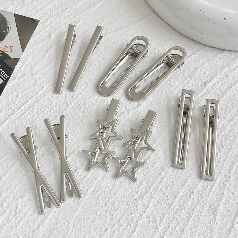 Horquilla de metal de alta calidad para otoño e invierno clip para flequillo en la frente femenina