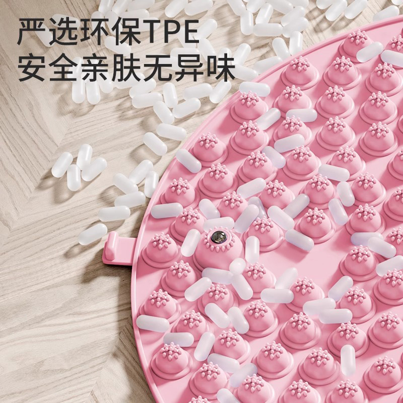 TPE指圧板足裏マッサージ超慢走フットマッサージパッド足指圧板大型厚型丸型家庭用|undefined