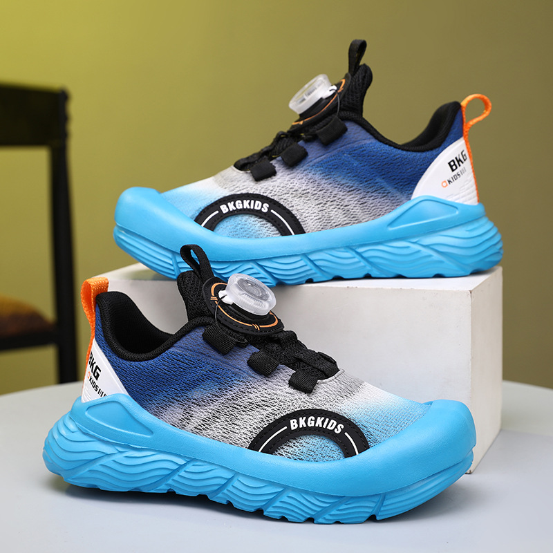 Bkg2025 Spring & Fall New Youth Mesh Running Shoes for Men, Ultra-Light Breathable Fashionable Kidsren's Casual Shoes for Women