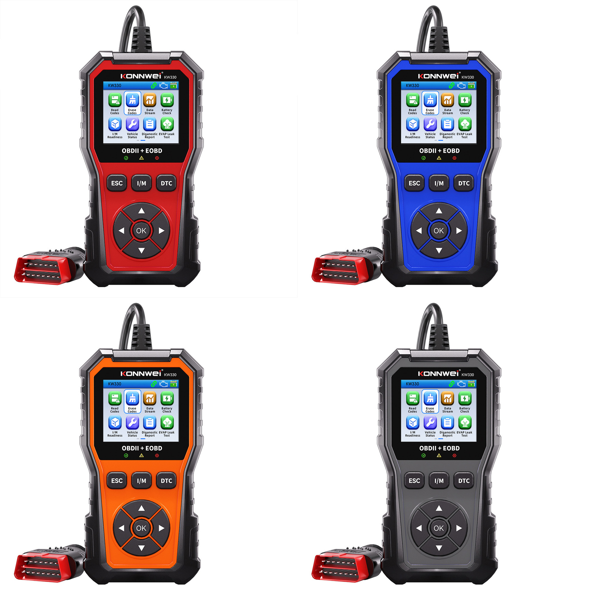 Amazon Temuebay Aliexpress Kw331 Car Lead-Acid Battery Car Motorcycle Battery Tester