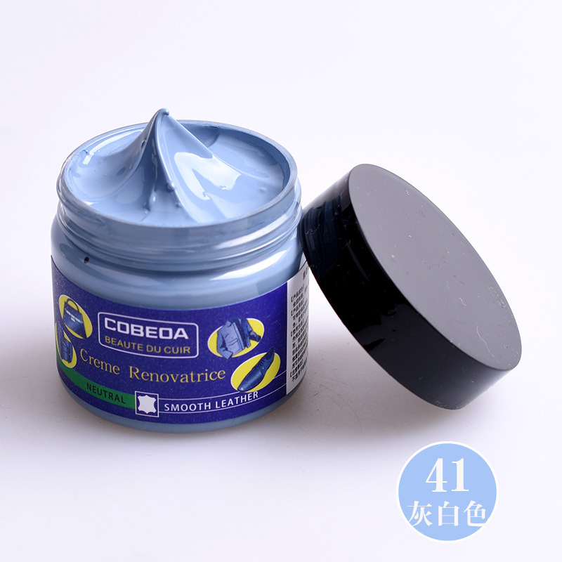 Venta directa de fábrica kangbida agente de coloración de cuero sofá bolsa de cuero para colorear zapatos de cuero de reparación de desgaste color suplemento crema