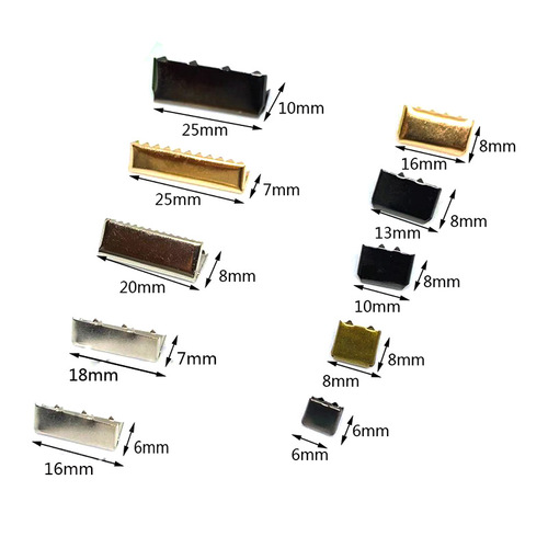 Copper material belt buckle clothing accessories webbing tail clip buckle with fine tooth ribbon finishing buckle belt buckle