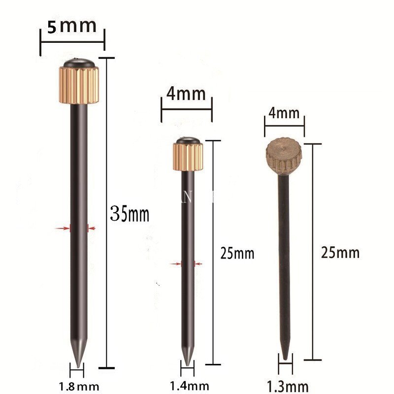 100 unids negro foto marco clavo de alta calidad cobre cabeza clavo a través del corazón cobre tapa uñas Amazon suministro