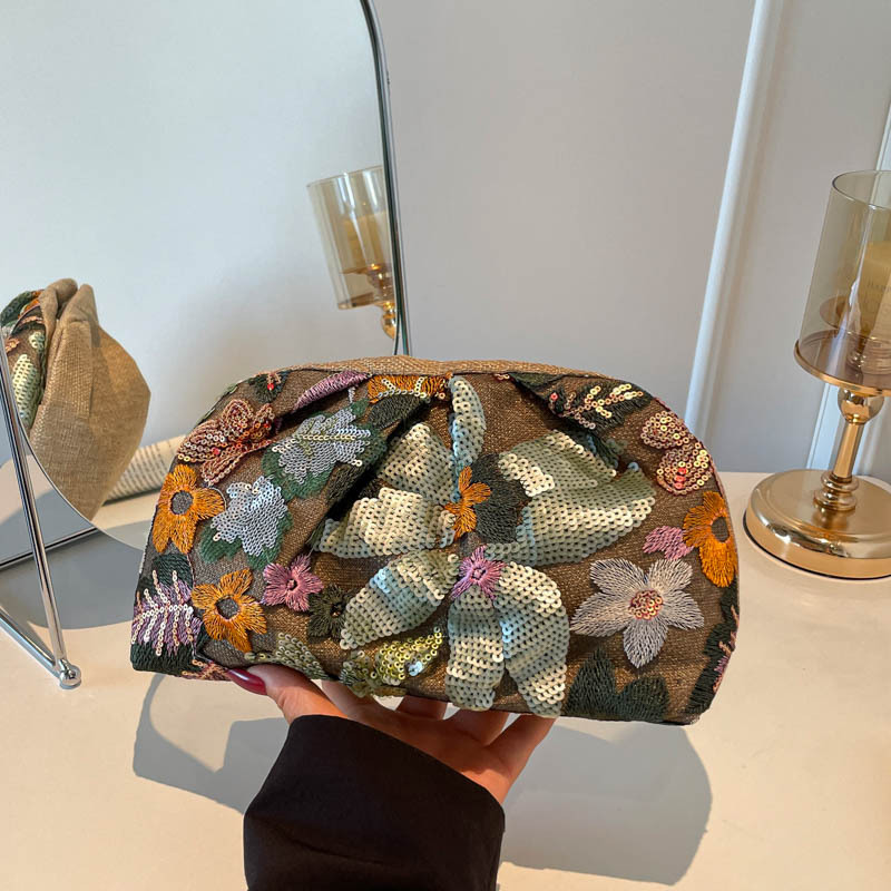 Bolsas de mano de moda bordadas de alto valor 2026 verano nuevas bolsas de moda bolsas de nicho bolsas de diseño bolsas de mujer