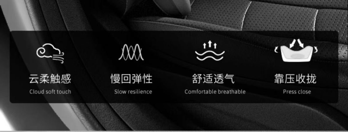 Car Headrest, Lumbar Support, Shoulder Pillow, Car Pillow, Car Cushion, Memory Foam Lumbar Back Cushion, Home Car Supplies