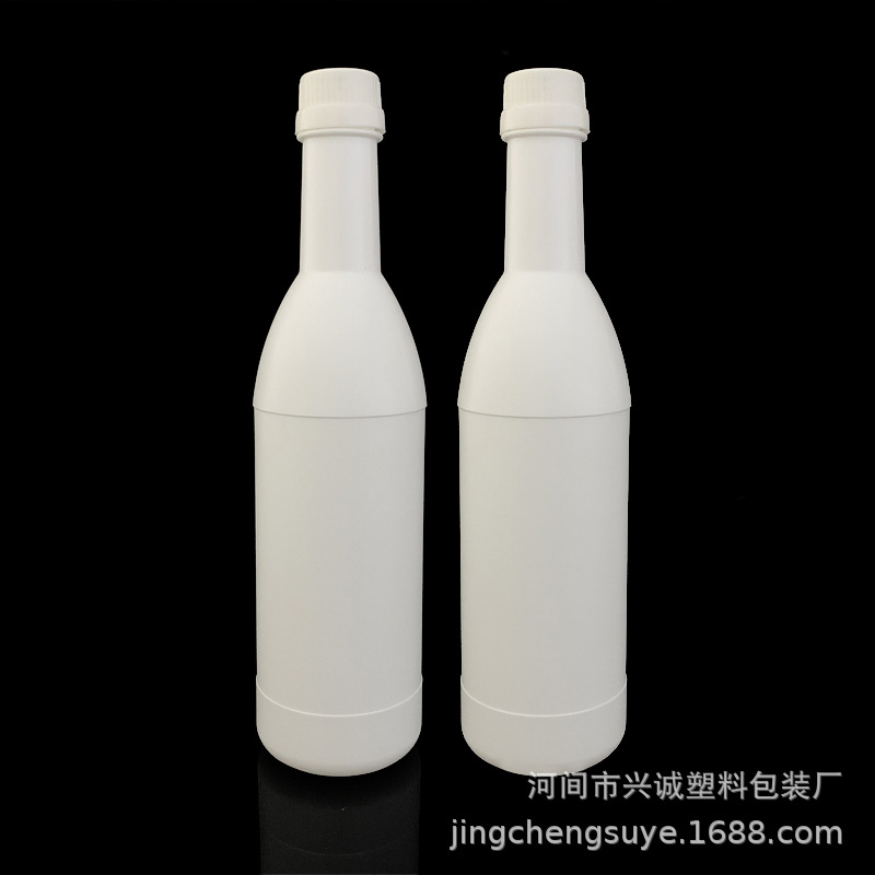 厂家供应长颈500ml塑料兽用消化瓶 胃胀气健胃瓶 牛羊维生素瓶