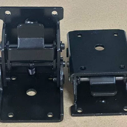 Double spring matte black matching screws