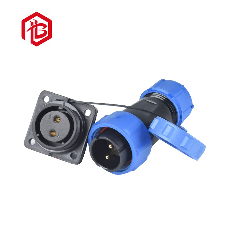 现货加工连接器尼龙防水电缆连接器耐寒耐高温抗紫外线防水接头