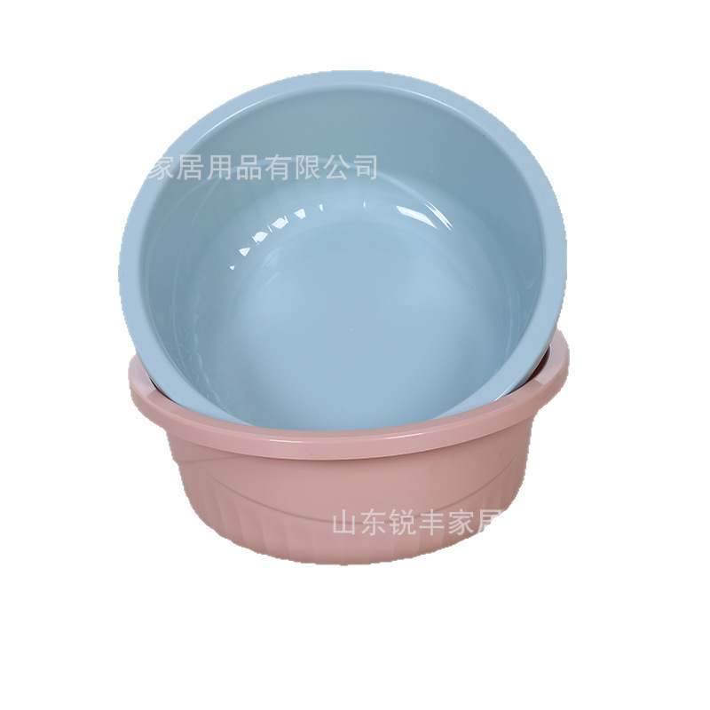 厚みのあるプラスチック洗面器、家庭用洗面器、学生寮の洗濯洗面器、洗面器メーカー卸売、印刷可能なロゴ|undefined