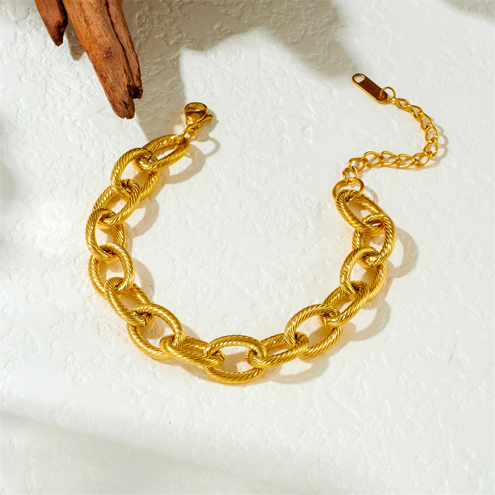 Fashionable trend universal bracelet stainless steel