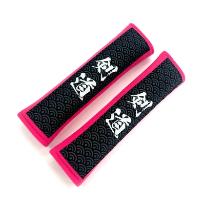 Seat belt shoulder pad: JDM Japan thickened soft and - swordway-fluorescent-powder