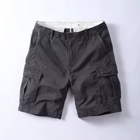 Хлопковые шорты, износостойкие и дышащие, свободный крой, карманы, M–3XL