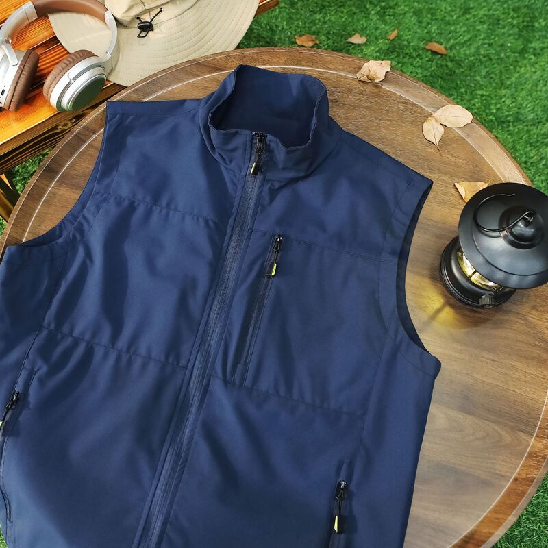 Niaojia Style Men's Windproof and Waterproof Vest Casual Vest Jacket Suitable for Golf Corporate Workwear Customization