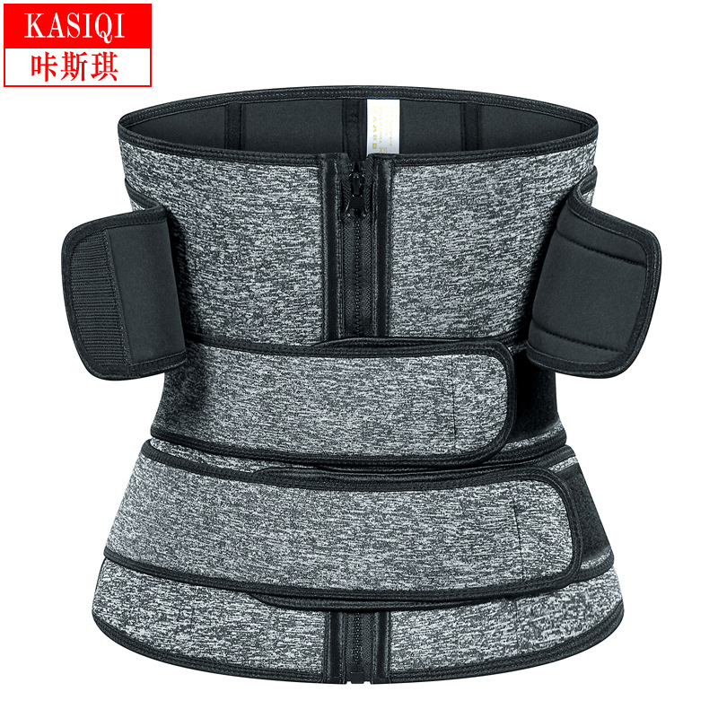 咔斯琪跨境直供三绑带暴汗腰带hot shapers快速排汗减脂塑身衣|ru