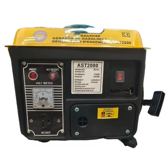 小型汽油发电机220V 800W外贸批发家用户外迷你手提房车工厂