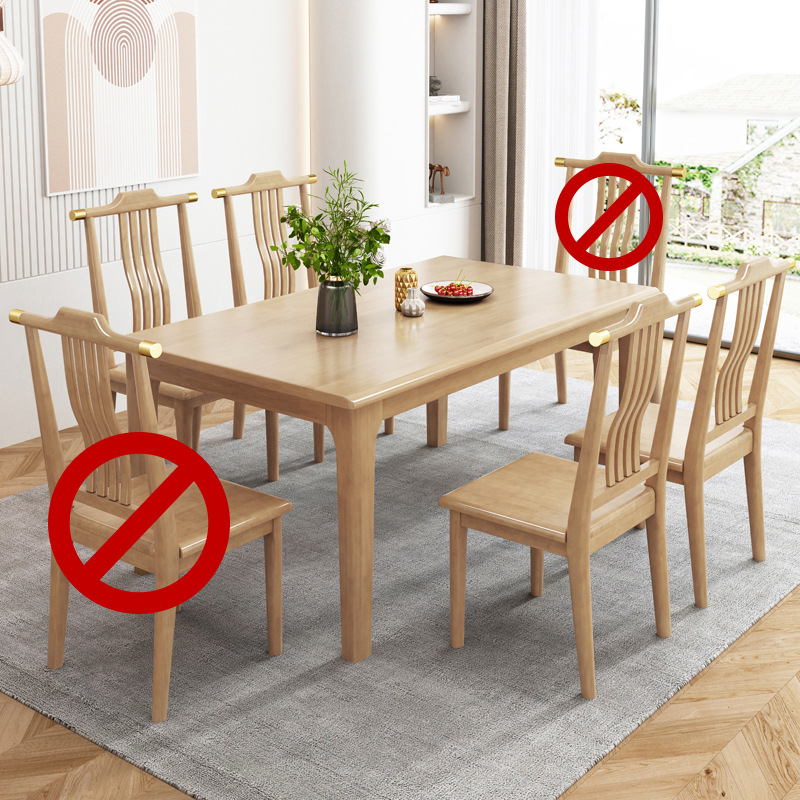 Mesa de comedor de madera + 4 sillas