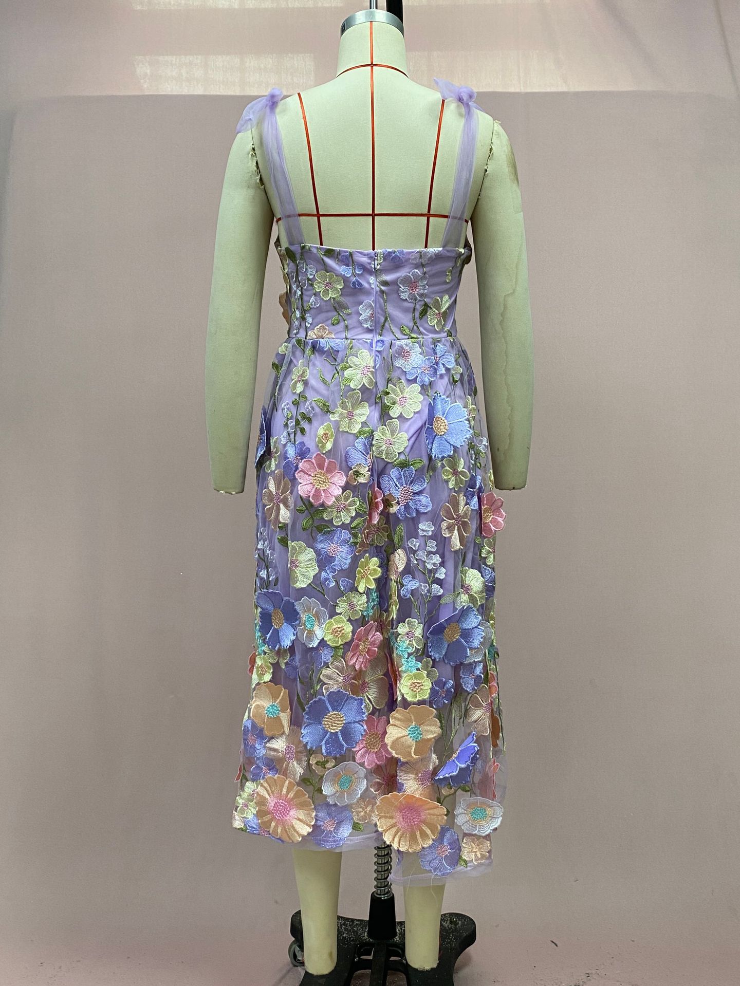 308g Weight Above Knee Dress Length Type Sleeveless Sleeve Length Mesh Dress Dresses Type Sleeveless Sleeve Type Polyester, Lace Fabric Type Mid Waist Waist Line Casual, Party Occasion Strap Dress Neckline Slim Fit Type Christmas Festival Flower Pattern Summer, Spring Season Elegant Style S, XXL Size Wholesale Elegant Flower Casual Party Strap Dress Sleeveless Mesh Dress 26