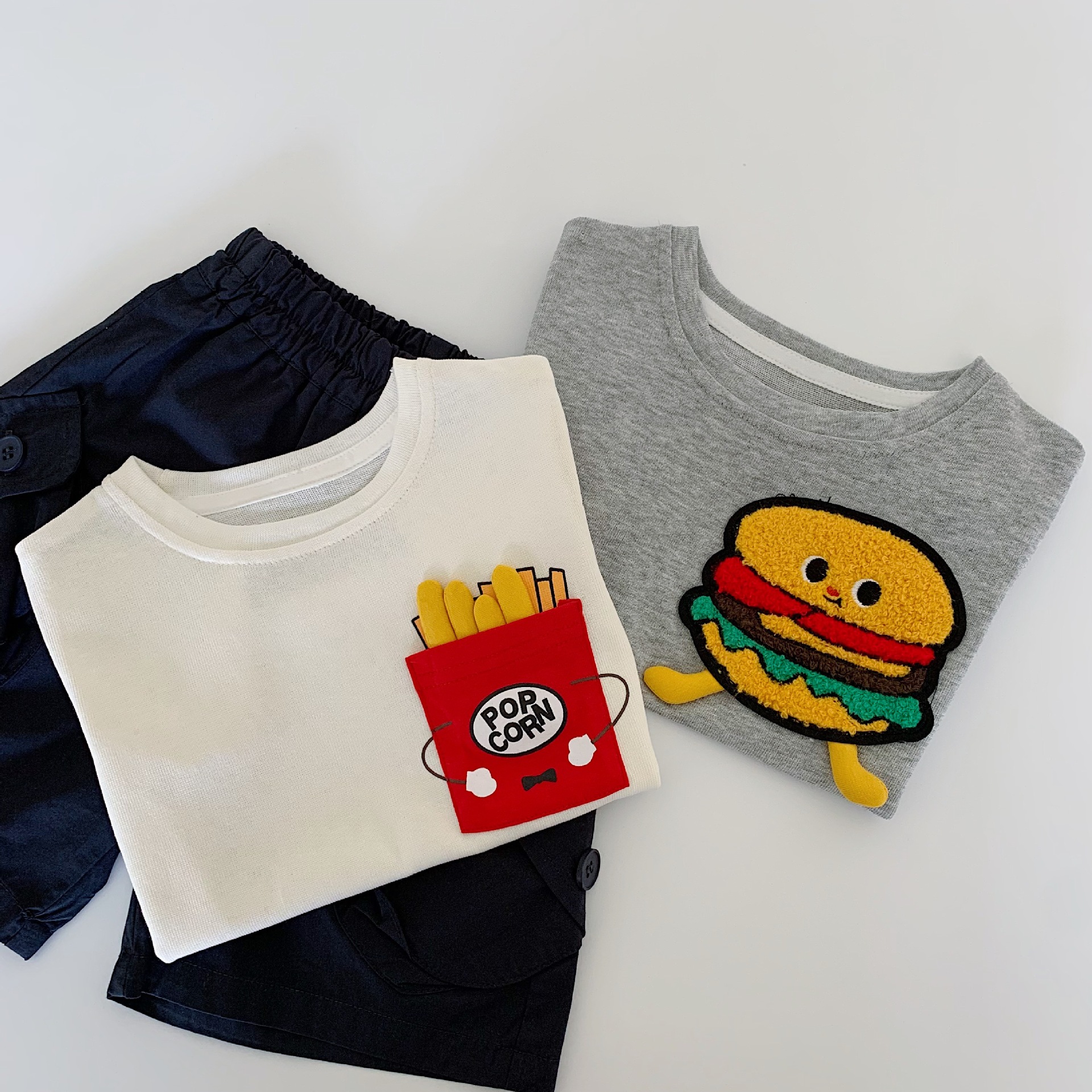 Camiseta de manga corta para niños Maibao 2025 nueva ropa para niños coreanos ropa para niños verano blusas de verano de media manga al por mayor