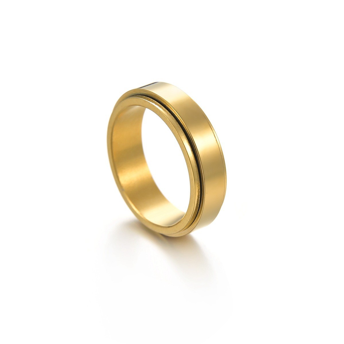 Stylish Fidget Ring For Anxiety And Stress Relief Designer Ring_voghion.com
