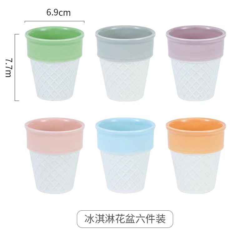 Traje de helado (6 piezas en una caja de espuma, se determinará el tamaño de la caja exterior)