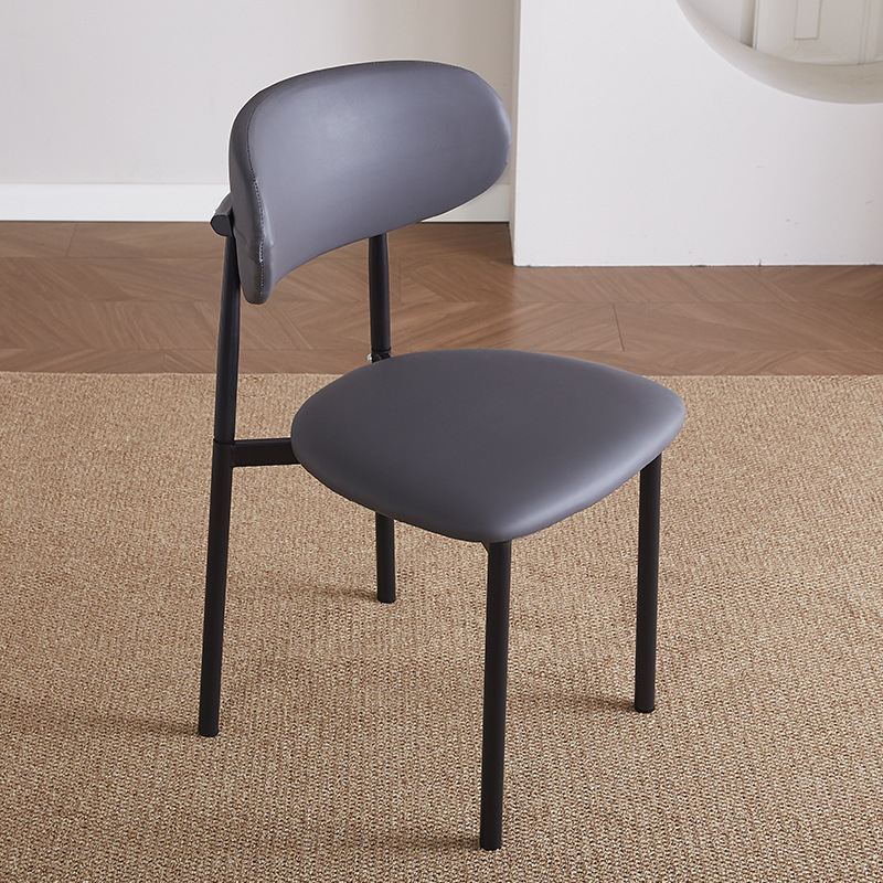 Silla de comedor práctica de viento crema silla de comedor doméstica pequeña silla moderna simple silla de restaurante de hotel de estudio