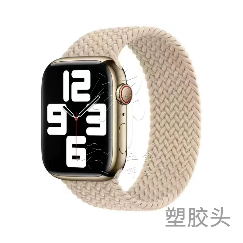 Ремешок для часов (Apple) нейлоновый тканый эластичный однослойный, 22 мм пластиковый разъем, длины 125–165 мм