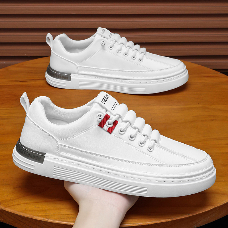 Zapatillas de deporte de gran tamaño, primavera de 2025, nuevos zapatos de hombre, zapatillas de deporte casuales de todo fósforo, zapatos blancos para hombre, zapatos de negocios, comercio exterior