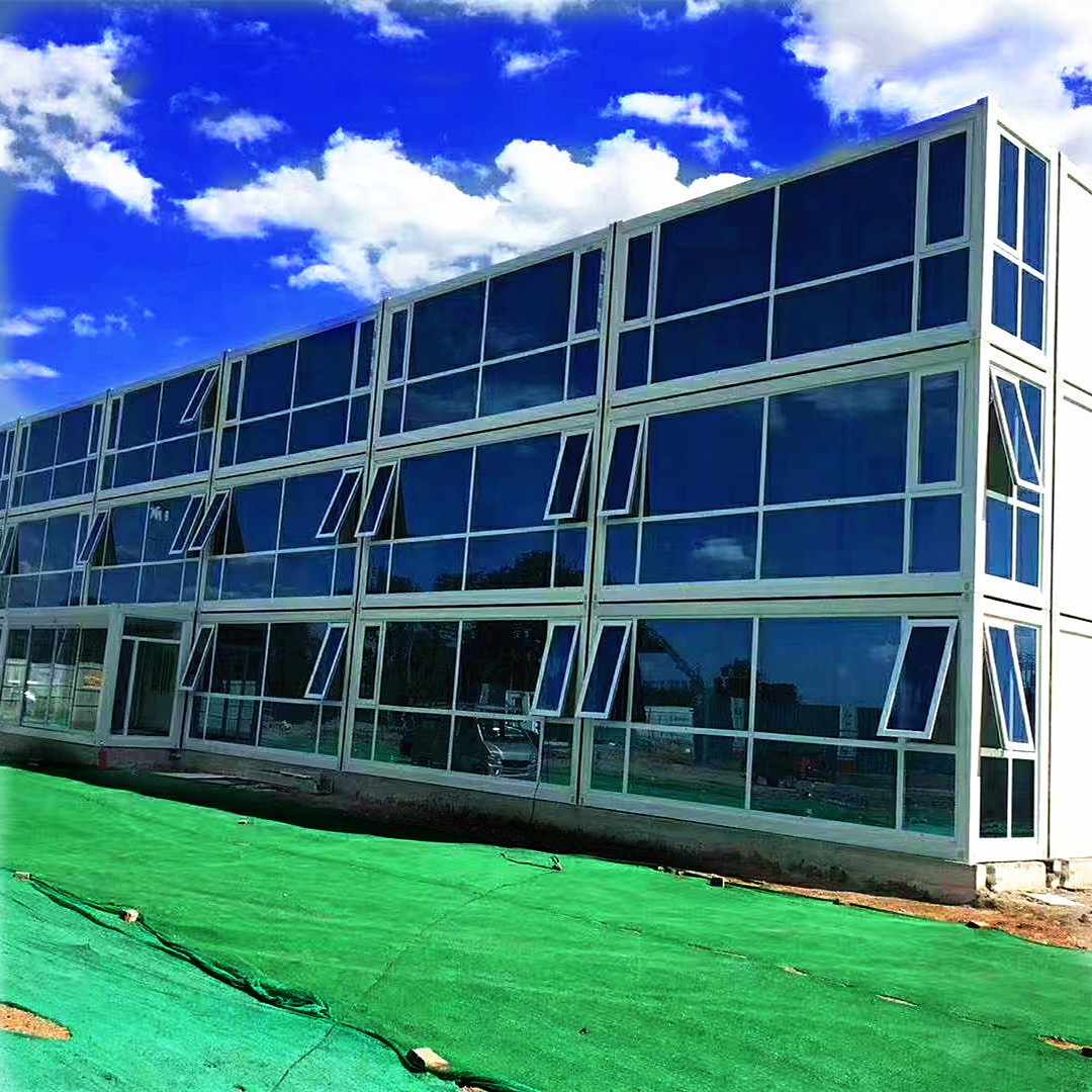 住人集装箱房  多层打包箱  新式带幕墙集装箱房屋  活动房