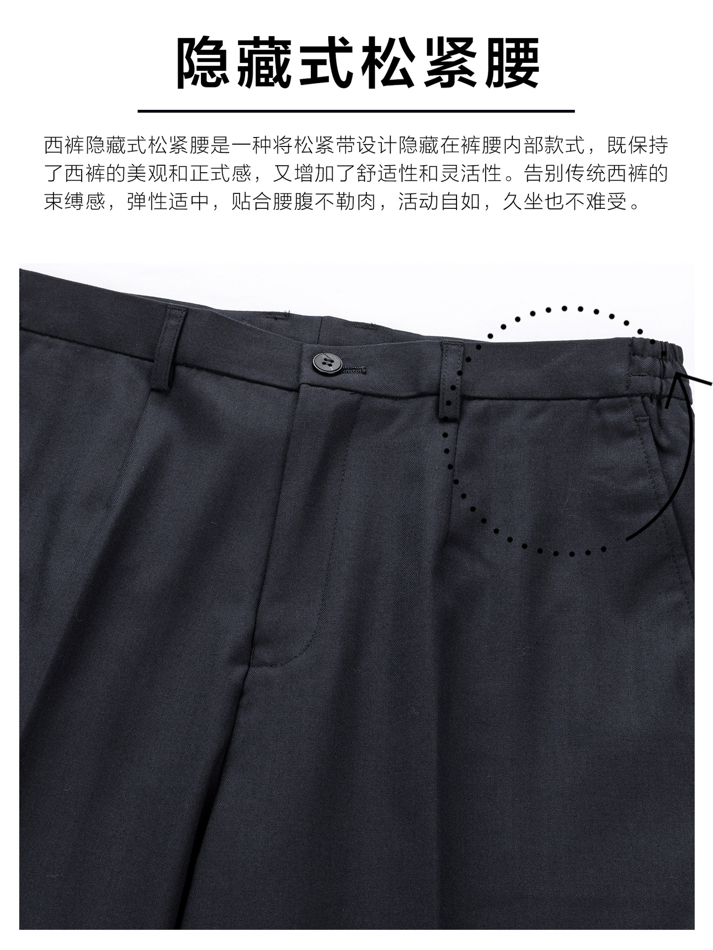 Pantalones de lana de mujer primavera y otoño pantalones de trajes rectos bancarios pantalones de trabajo temperamento sin quemar delgado alto image 2
