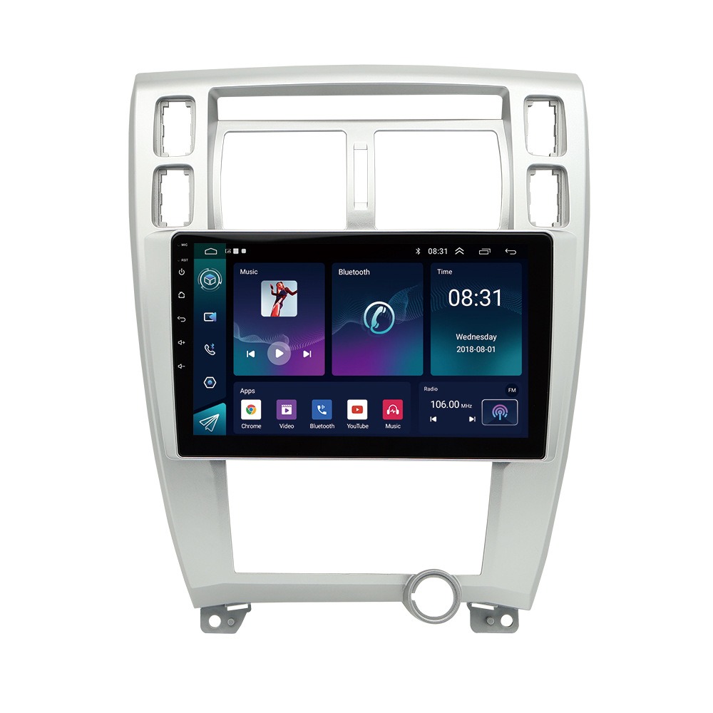 Aplicable a la vieja navegación moderna de Tucson Android todo en uno Android MP5 reproductor de navegación GPS que invierte la imagen