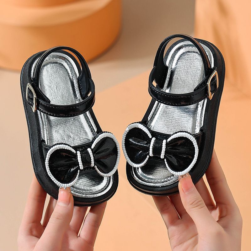 Verano nuevo estilo de moda en línea sandalias para niñas en el campus de niños pequeños dulces antideslizantes suaves sandalias princesas superimmortales