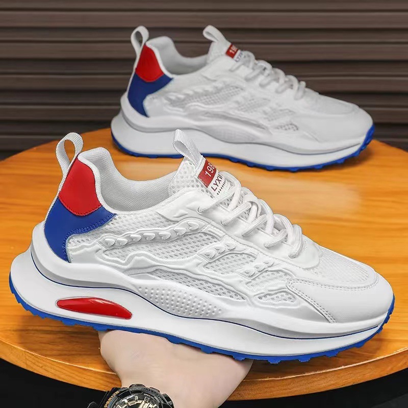 Summer low universal casual breathable sneakers platform