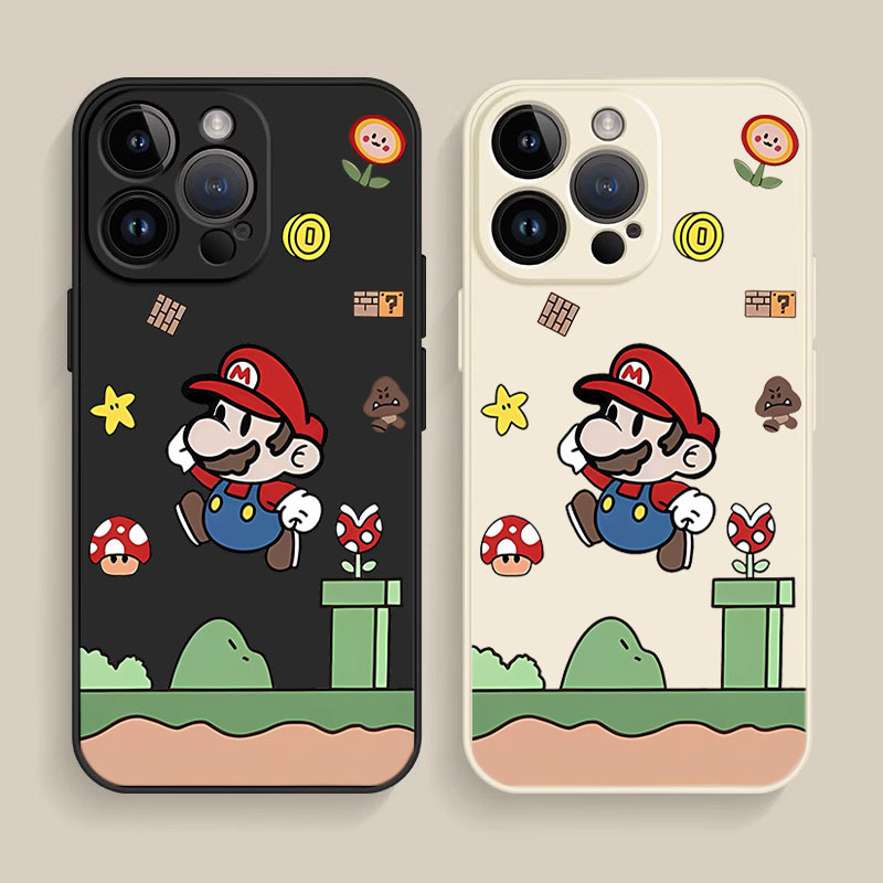 Super Mario OPPOreno10 Phone Case for A97 All-inclusive K11X Liquid Silicone FindX6 Tide R17