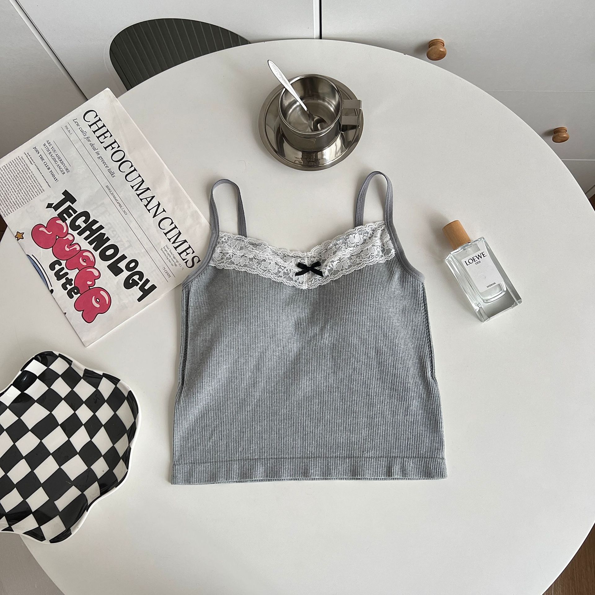 Eslinga de espalda de belleza de encaje puro para mujer, verano con almohadilla para el pecho, taza fija, chica caliente, ropa exterior, cabestrillo interior, top de tubo, mujer